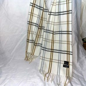 Cejon Plaid Italian made scarf